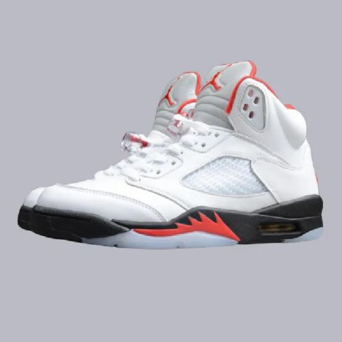 Air Jordan 5 Fire Red 2020 Silver Tongue DA1911 102 (3)